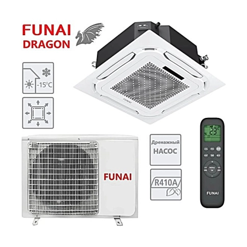 Кондиционер Funai Dragon LAC-DR105HP.C01/S/Pan DR-4LY /LAC-DR105HP.01/U фото 1