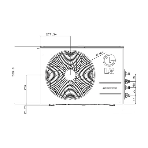 Наружный блок LG MU2M17 UL2R0 фото 2