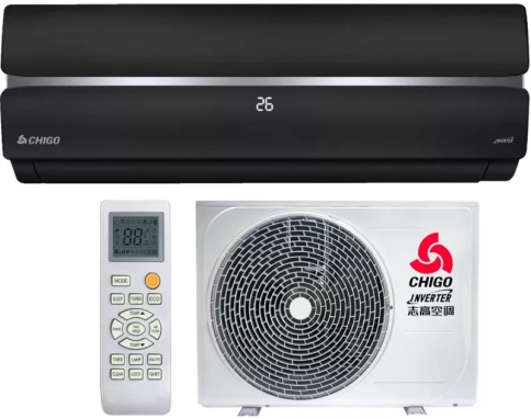 Кондиционер Chigo King Inverter CS-25V3G-1C172 Black фото 2